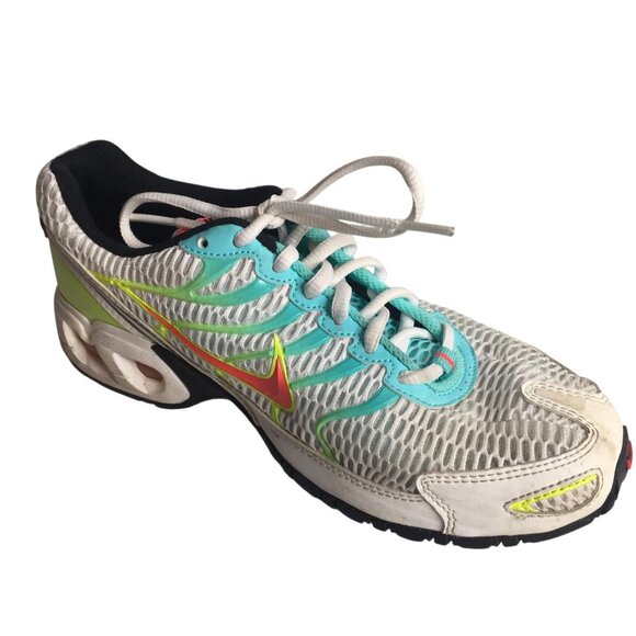 Nike Air Max Torch 4 Shoes Womens Size 8 White Volt Teal Sneakers CW5607-100 - Picture 7 of 13